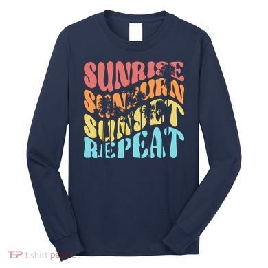 Sunride Sunburn Sunset Repeat Long Sleeve Shirt