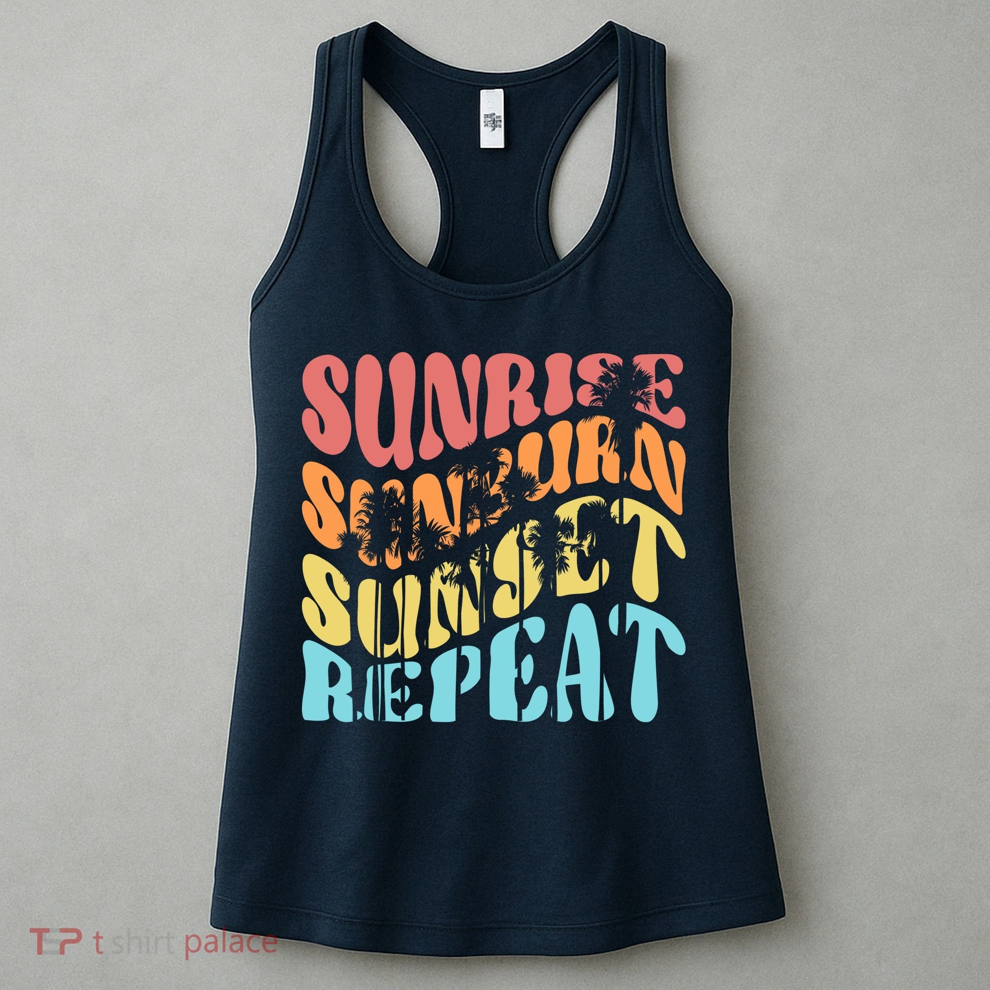 Sunride Sunburn Sunset Repeat Women's Tank Top