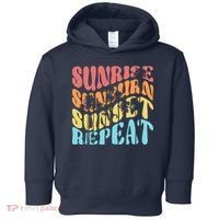 Sunride Sunburn Sunset Repeat Toddler Hoodie thumb 0