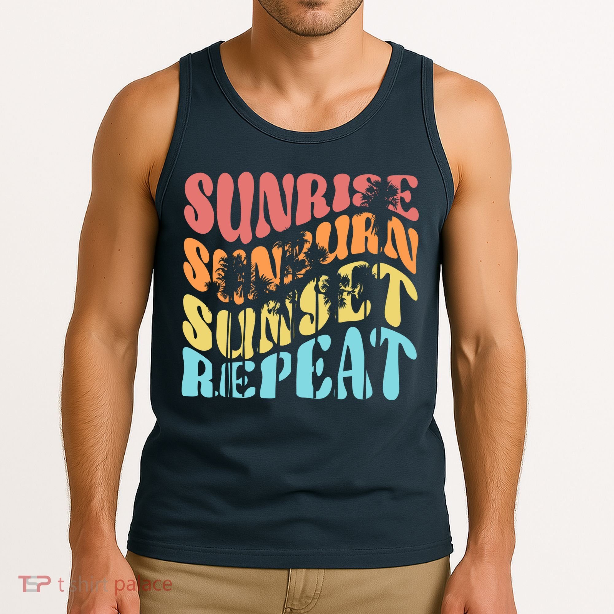 Sunride Sunburn Sunset Repeat Tank Top