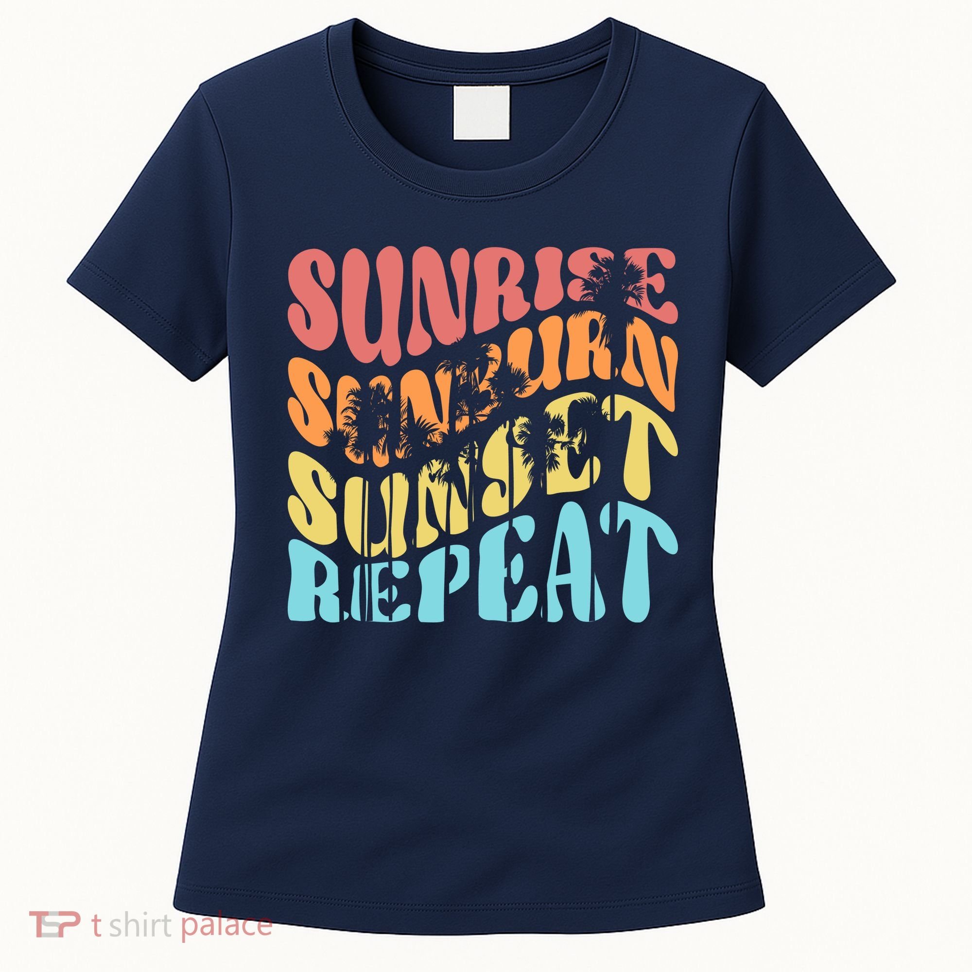 Sunride Sunburn Sunset Repeat Women's T-Shirt