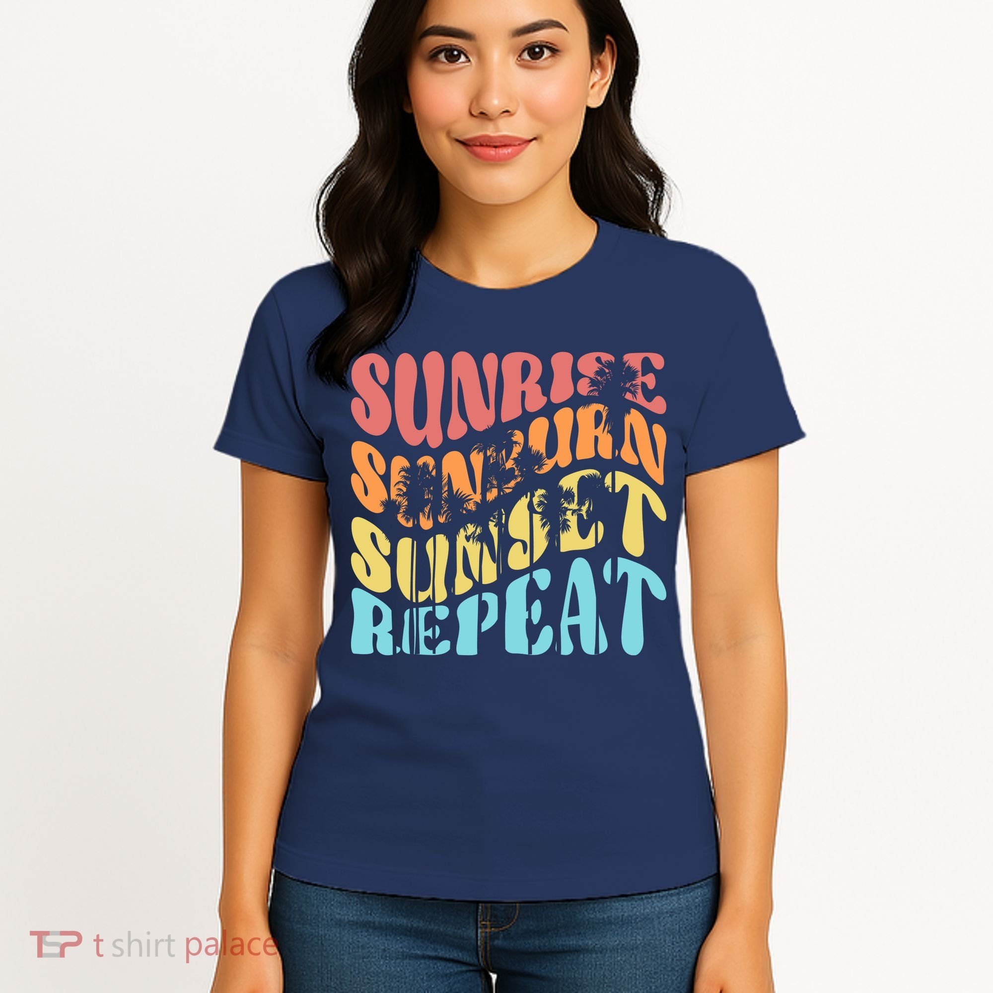Sunride Sunburn Sunset Repeat Women's T-Shirt