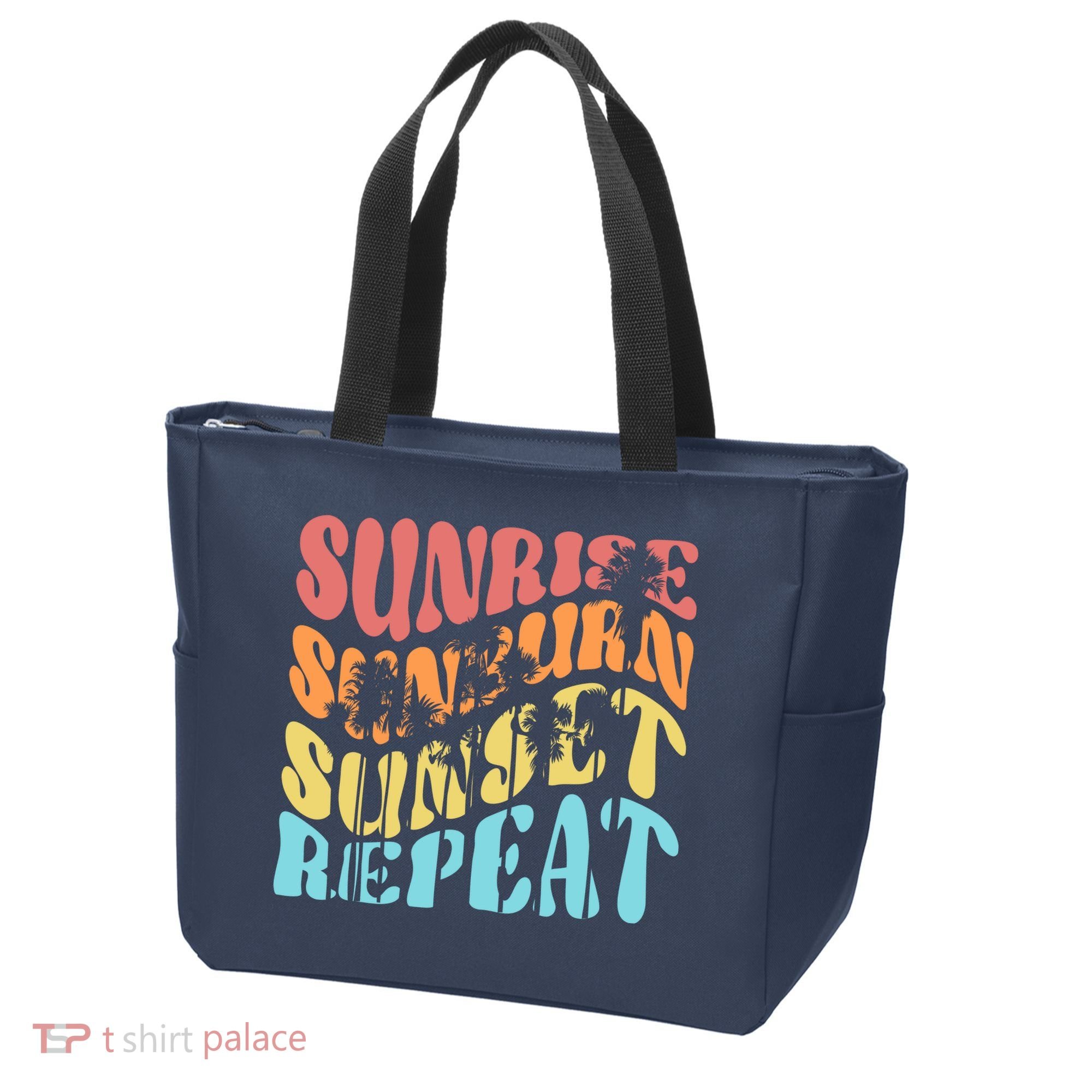 Sunride Sunburn Sunset Repeat Tote Bag