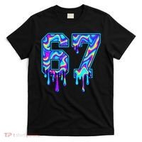 Swirl Six Seven Drip Cool Trippy 6-7 Meme T-Shirt thumb 0