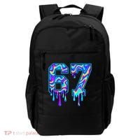Swirl Six Seven Drip Cool Trippy 6-7 Meme Backpack thumb 0