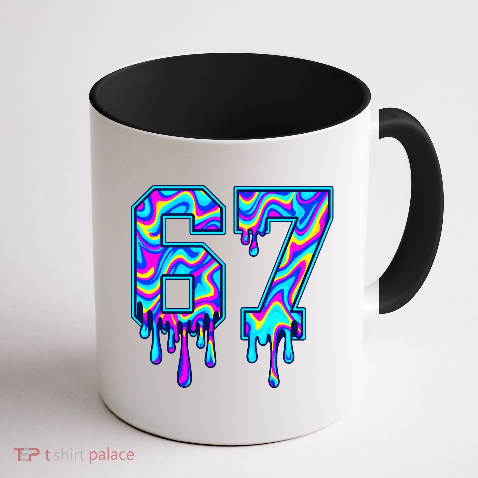 Swirl Six Seven Drip Cool Trippy 6-7 Meme Coffee Mug
