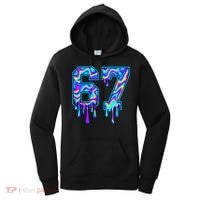 Swirl Six Seven Drip Cool Trippy 6-7 Meme Women's Hoodie thumb 0