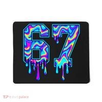 Swirl Six Seven Drip Cool Trippy 6-7 Meme Mousepad thumb 0