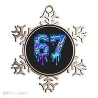 Swirl Six Seven Drip Cool Trippy 6-7 Meme Ornament thumb 0