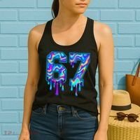 Swirl Six Seven Drip Cool Trippy 6-7 Meme Women's Tank Top thumb 2