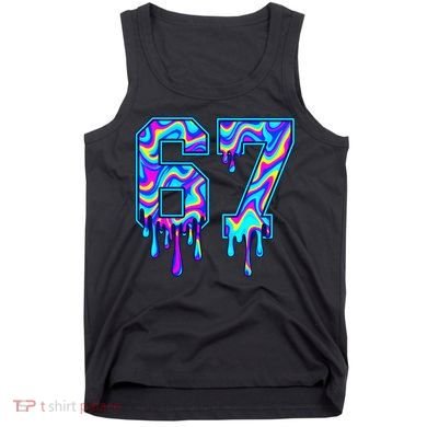 Swirl Six Seven Drip Cool Trippy 6-7 Meme Tank Top