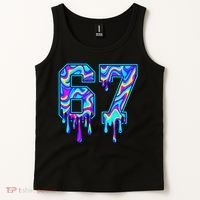 Swirl Six Seven Drip Cool Trippy 6-7 Meme Tank Top thumb 2