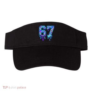Swirl Six Seven Drip Cool Trippy 6-7 Meme Visor