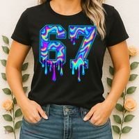 Swirl Six Seven Drip Cool Trippy 6-7 Meme Women's T-Shirt thumb 2