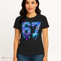 Swirl Six Seven Drip Cool Trippy 6-7 Meme Women's T-Shirt thumb 4
