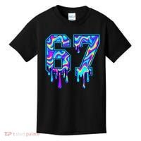 Swirl Six Seven Drip Cool Trippy 6-7 Meme Kids T-Shirt thumb 0