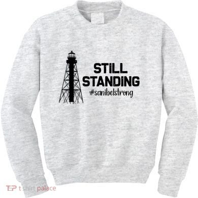Still Standing Sanibel Strong Florida Hurricane Relief Kids Sweatshirt
