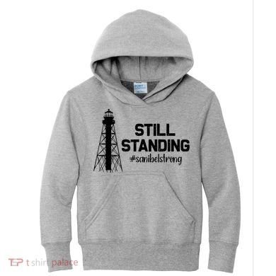 Still Standing Sanibel Strong Florida Hurricane Relief Kids Hoodie