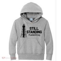 Still Standing Sanibel Strong Florida Hurricane Relief Kids Hoodie thumb 0