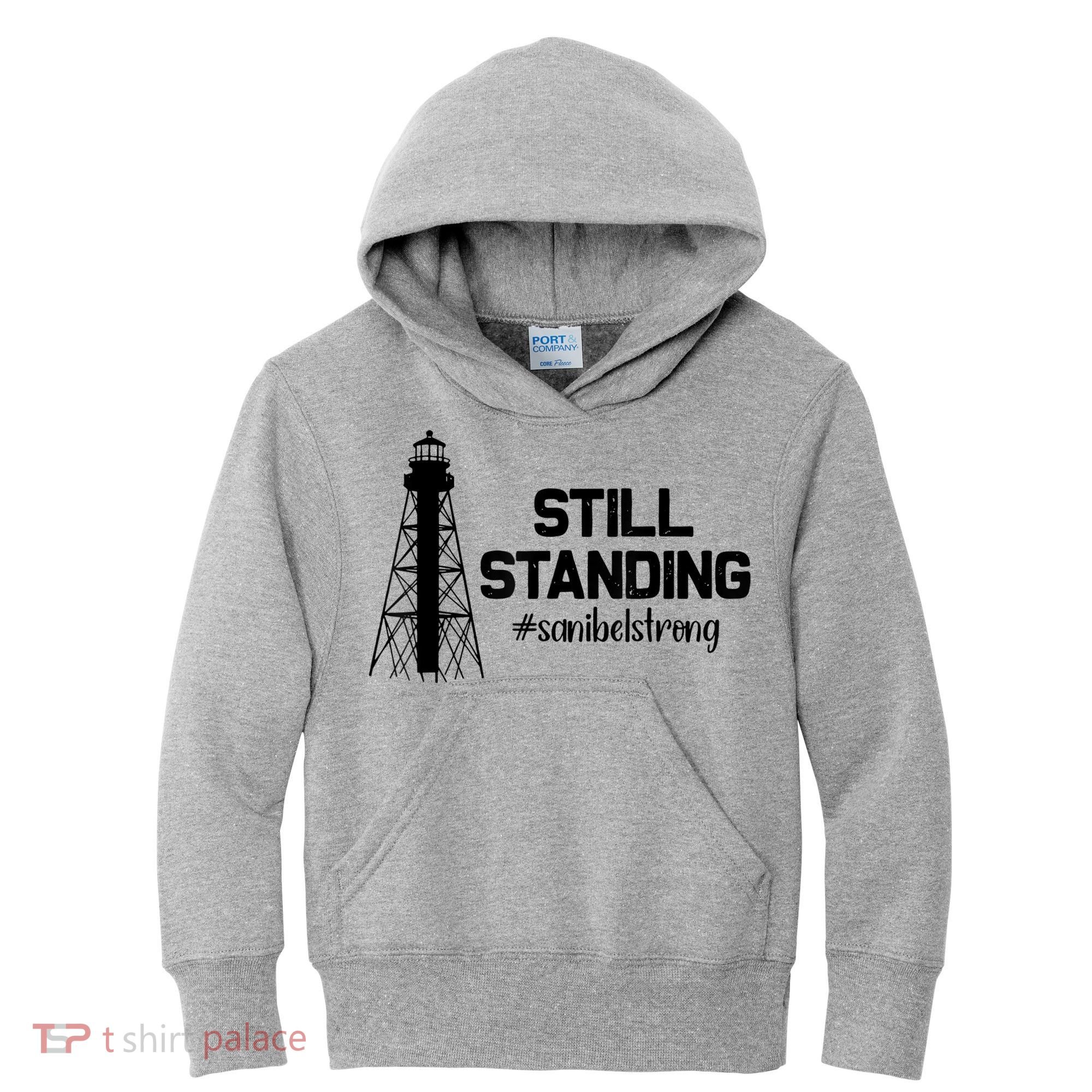 Still Standing Sanibel Strong Florida Hurricane Relief Kids Hoodie