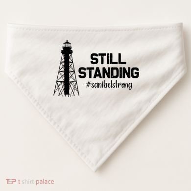 Still Standing Sanibel Strong Florida Hurricane Relief USA-Made Doggie Bandana