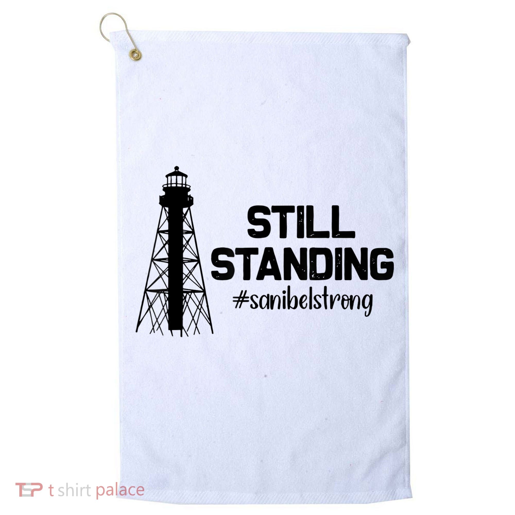 Still Standing Sanibel Strong Florida Hurricane Relief Golf Towel