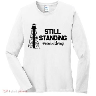 Still Standing Sanibel Strong Florida Hurricane Relief Women's Long Sleeve Shirt
