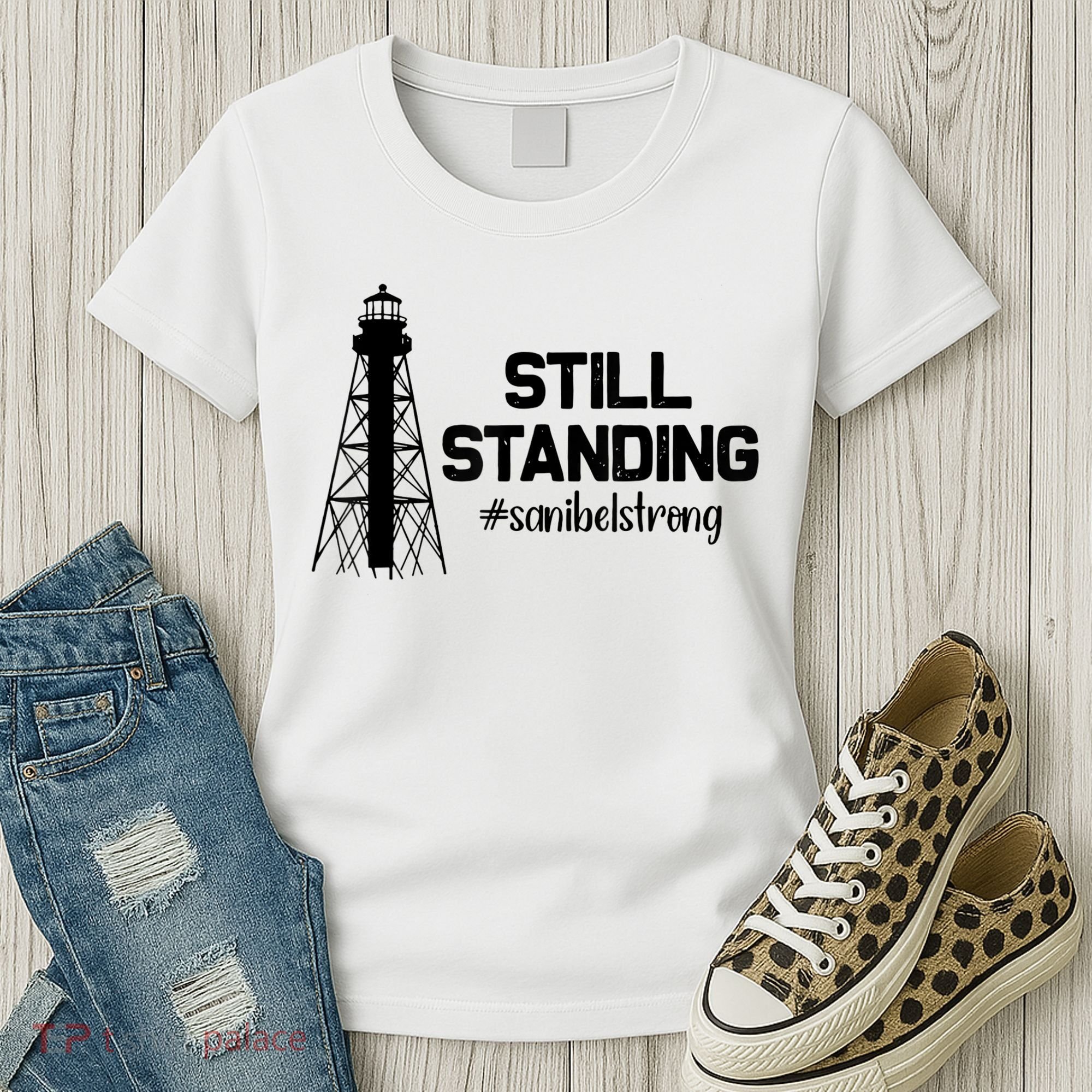 Still Standing Sanibel Strong Florida Hurricane Relief Women's T-Shirt