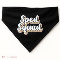 Sped Squad Special Education Retro USA-Made Doggie Bandana thumb 0