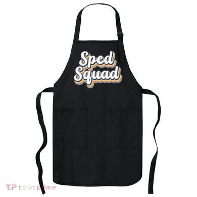 Sped Squad Special Education Retro Apron