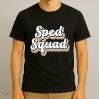 Sped Squad Special Education Retro T-Shirt thumb 3