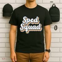 Sped Squad Special Education Retro T-Shirt thumb 6