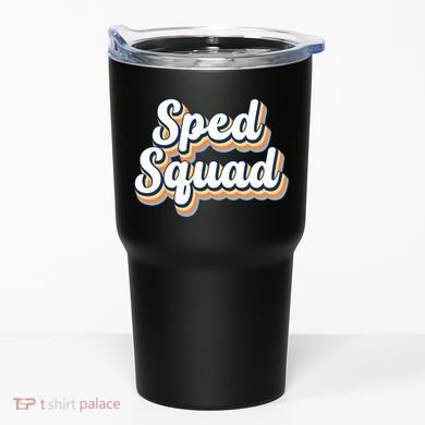 Sped Squad Special Education Retro Tumbler