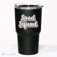 Sped Squad Special Education Retro Tumbler thumb 0
