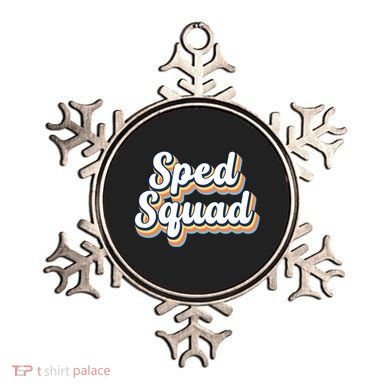 Sped Squad Special Education Retro Ornament