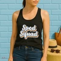 Sped Squad Special Education Retro Women's Tank Top thumb 2
