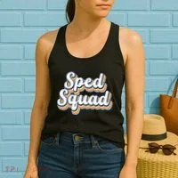 Sped Squad Special Education Retro Women's Tank Top thumb 2