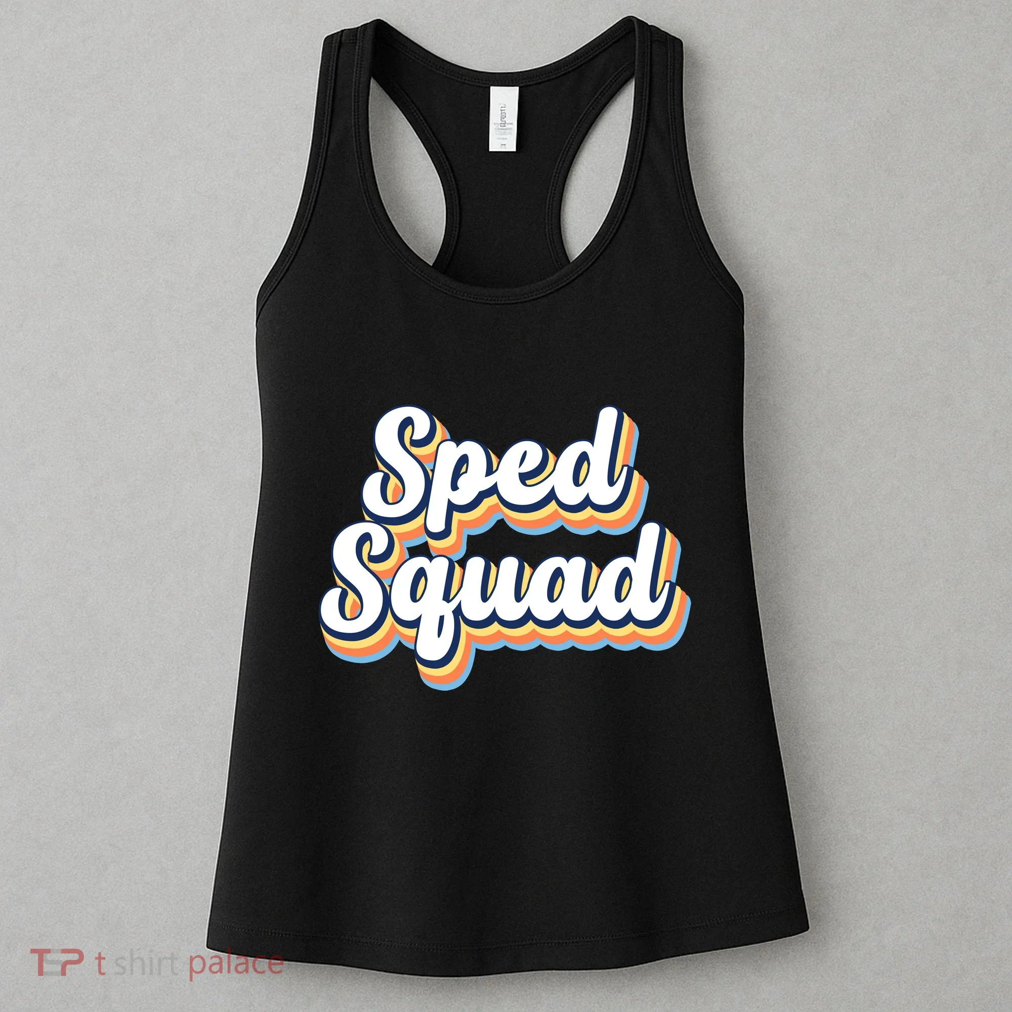 Sped Squad Special Education Retro Women's Tank Top