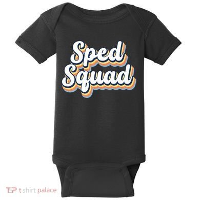 Sped Squad Special Education Retro Baby Bodysuit