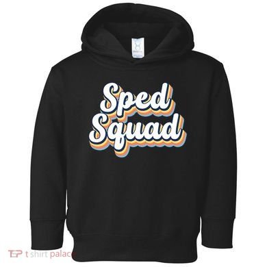 Sped Squad Special Education Retro Toddler Hoodie