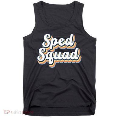 Sped Squad Special Education Retro Tank Top