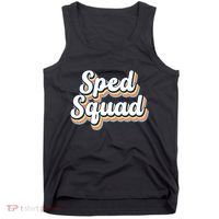 Sped Squad Special Education Retro Tank Top thumb 0