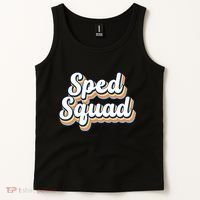 Sped Squad Special Education Retro Tank Top thumb 2