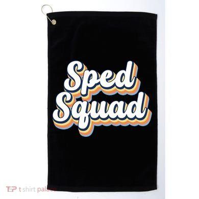 Sped Squad Special Education Retro Golf Towel