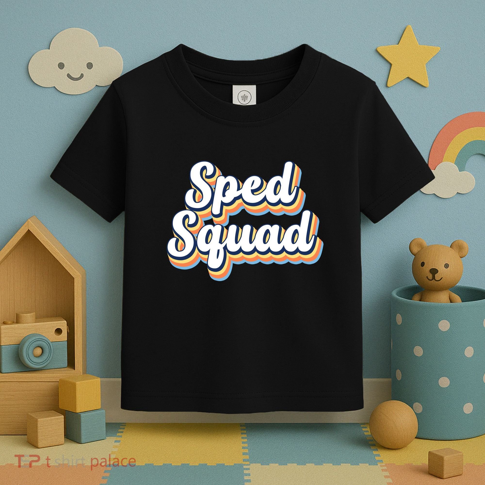 Sped Squad Special Education Retro Toddler T-Shirt