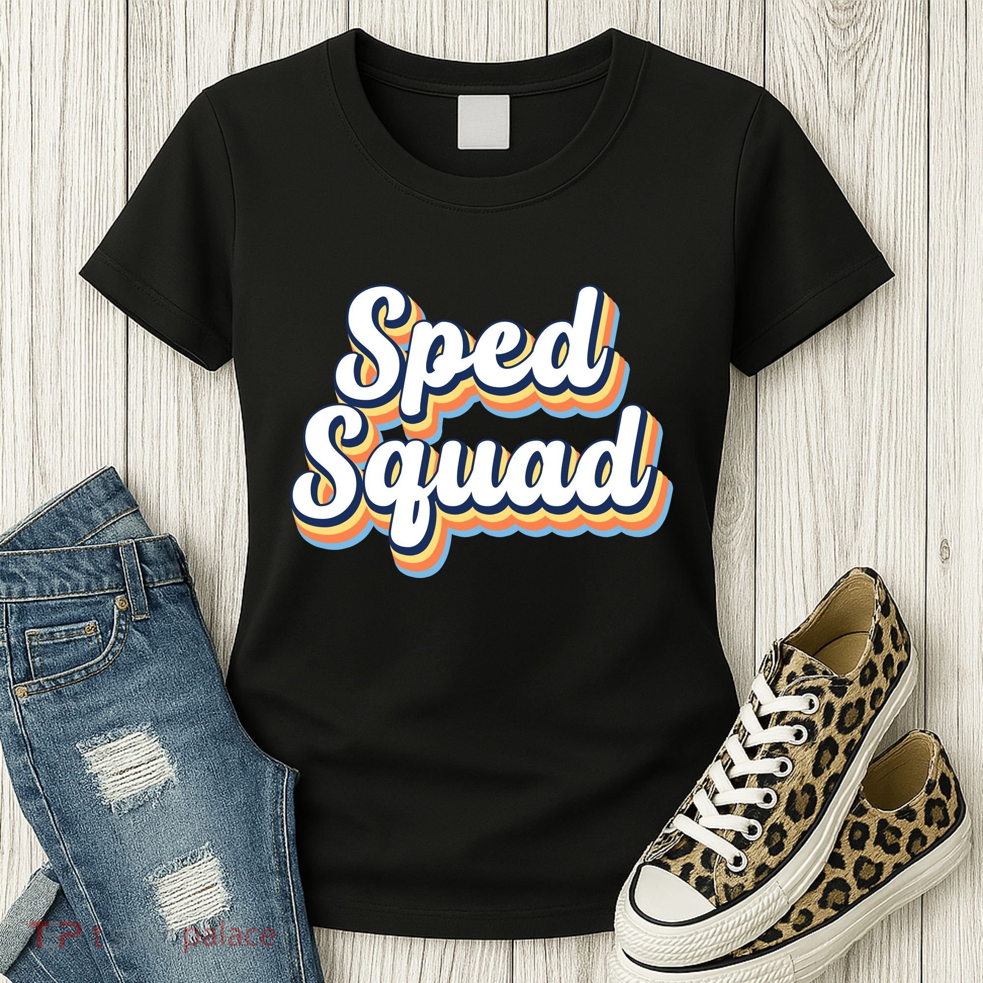 Sped Squad Special Education Retro Women's T-Shirt