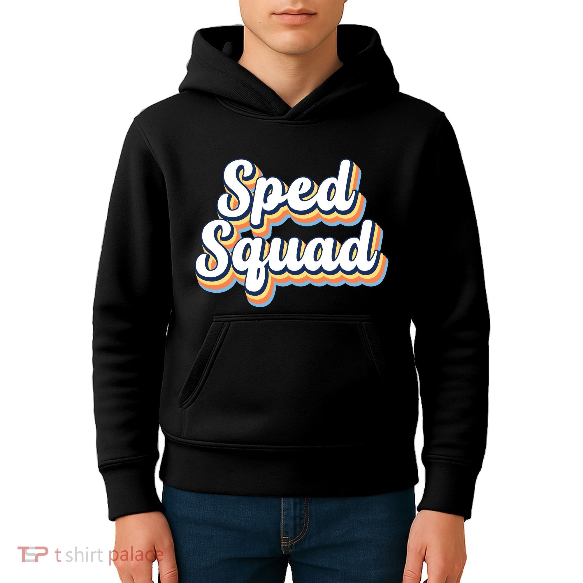 Sped Squad Special Education Retro Kids Hoodie