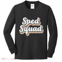 Sped Squad Special Education Retro Kids Long Sleeve Shirt thumb 0