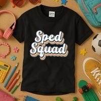 Sped Squad Special Education Retro Kids T-Shirt thumb 3