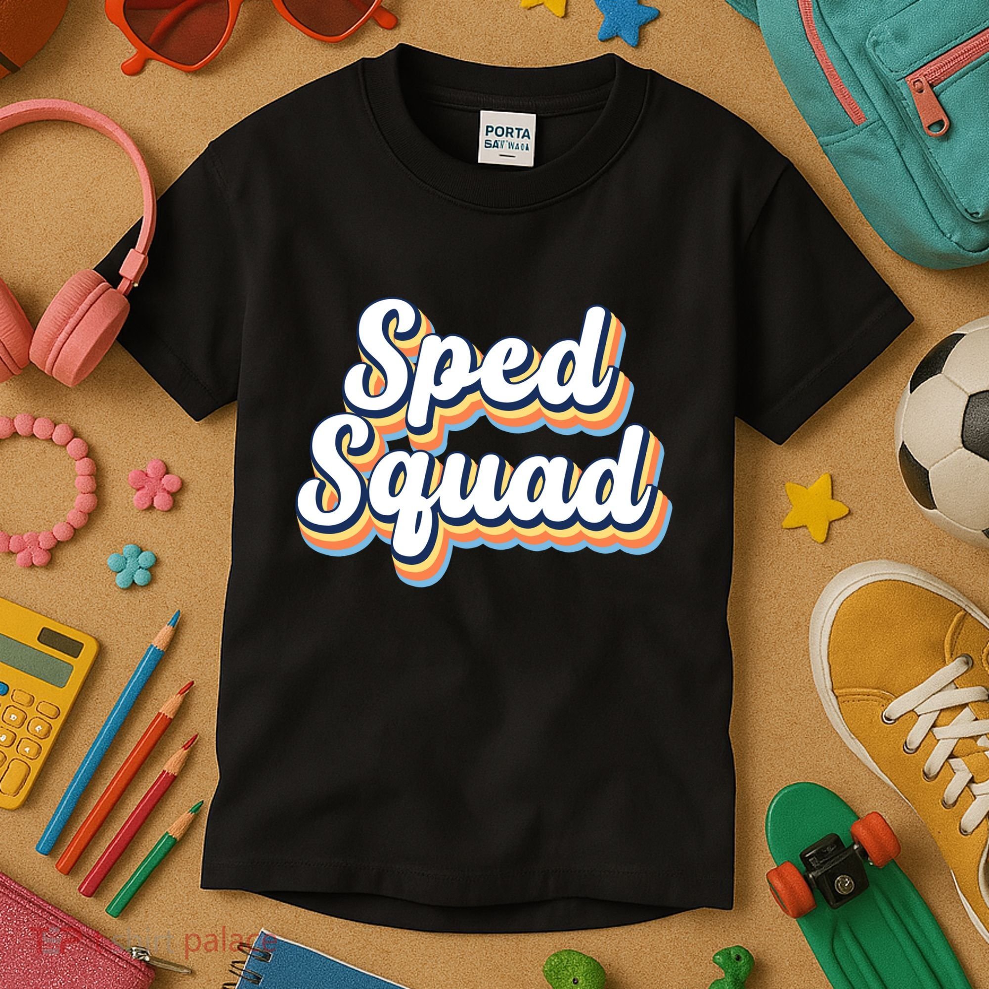Sped Squad Special Education Retro Kids T-Shirt